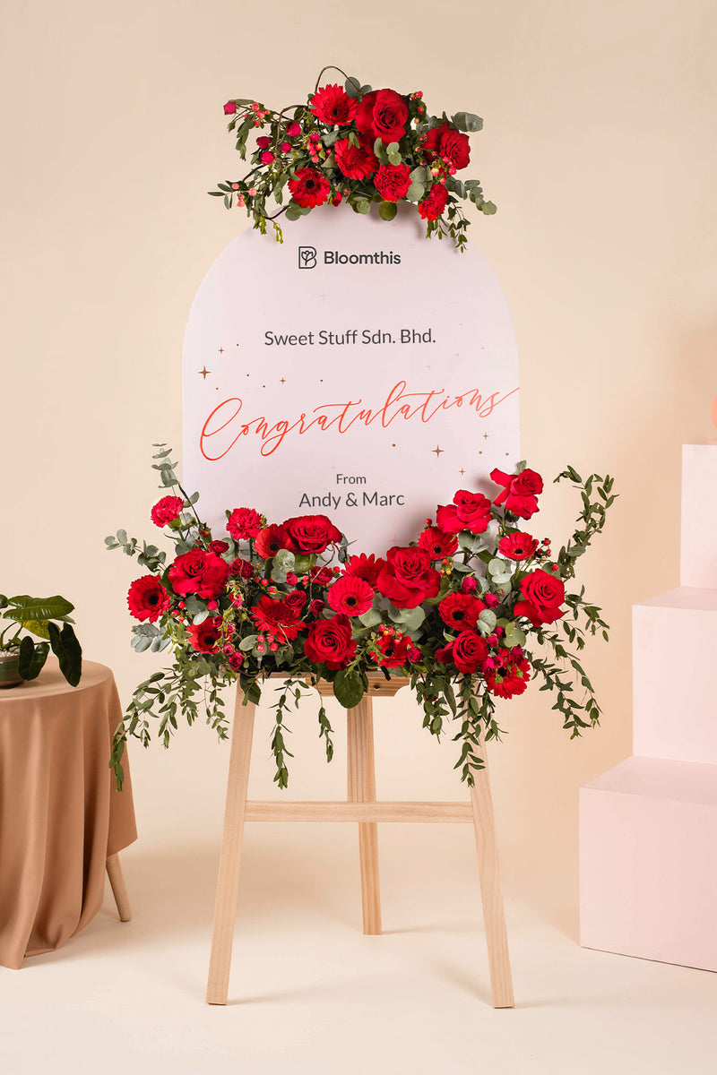 Standing Flower Wedding Elegance — Express Florist